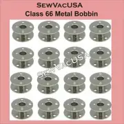 Metal 66 Class Bobbins # 172222 For Singer Sewing Machines Listed (20) Bobbins
