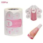 Forms Sticker Builder UV Gel Nail Paper Tray Manicure Fake Nails Nail Art
