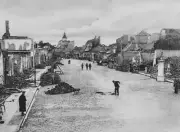 Street in Ortelsburg Eastern Prussia WWI August 1915 The town of O- Old Photo