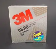 3M | 3.5" Floppy Disks | High Density 10 Pack | SEALED NEW | DS HD | IBM