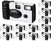 Treela 12 Pack Disposable Cameras for Wedding Bulk Single Use Flash 35mm 17 Film 200 ISO Film Camera for Birthday Concert Travel Anniversary Party Supply Vacation Gift