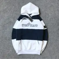 在飛比找蝦皮購物優惠-Putih Hoodie STONE ISLAND 白藍