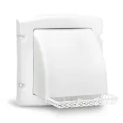 Dundas Jafine PMC4WX 4" ProMax Dryer Vent Exhaust Cap, White