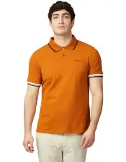 [Ben Sherman] Signature Pique Polo Shirt in Orange