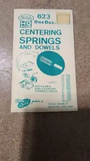 Kadee HO Centering Springs and Dowels #623