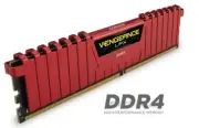Corsair 8GB PC4-21300 2666MHz DDR4 RAM - 16-18-18-35 - Vengeance LPX Red Series