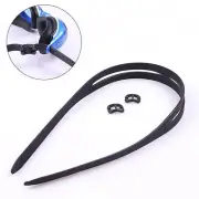 Multi-color Silicone Swim Goggle Straps and Swim Goggle Buckle Replacement Parts
