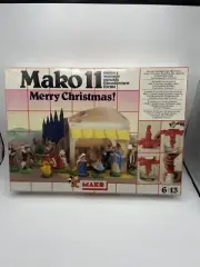 Vintage 1988 MAKO Moulages Vive Noel Christmas Plaster Nativity "Sealed"