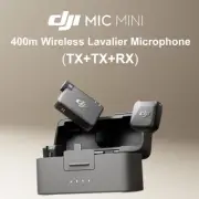 DJI Mic Mini Wireless Lavalier Microphone 2 Transmitter 1 Receiver Charging Case