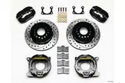Wilwood Forged Dynalite Rear Parking Brake Kit Drilled Suit Big for Ford, 2.36" Axle Offset WB140-7139-D