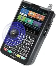Satellite Receiver VF-6900 Satellite Finder Meter Satellite TV Receiver DVB S2 HD Camera Display for Remote Reception Systems Antennas(VF-6900 PRO)
