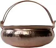 STARTIST Soup Pot Hammered Copper Pot Gas Cooker Home and Outdoor for Gas Stockpot Cooking Pot for Noodle Soup Restaurant Kitchen Home