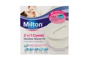 Milton Combi Baby Bottle Microwave Cold Water Steriliser w Antibacterial Tablets