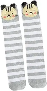 [Generic] Kids Girls Knee High Socks Lightweight Cute Casual Fun Trendy Tall Socks