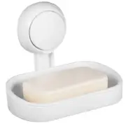 Suction Cup Soap Dish Drainage Holder Self Draining for Shower Wall