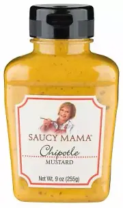 Saucy Mama Chipotle Mustard (9oz.) - 6 PACK