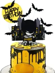 Batman Cake Topper 10pcs Set Batman Birthday Party Cake Decoration