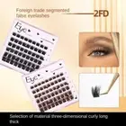 Single Cluster Fake Eyelash Set Natural Segmented Eyelashes Women