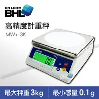 在飛比找PChome24h購物優惠-【BHL秉衡量電子秤】MW+超大型LCD夜光設計計重秤 3k