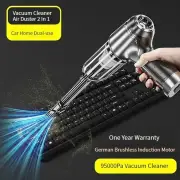 ANYMOB Vacuum Cleaner With Bag Gray Pro 2 Filters 3in1 Car Updated Cordless Home Appliance Dual Use