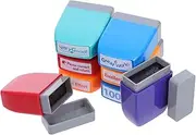 JEWEDECO 8pcs Encouraging Self Inking Teacher Stamps for Creative Classroom Supplies for Motivating Feedback Saving DIY Stamps for School Activities and Homework