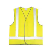 Craftright Large Hi Vis Yellow Day / Night Vest