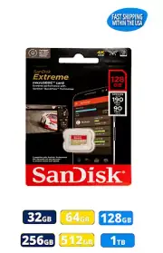 Sandisk Extreme MicroSD Memory Card for DJI Drones Mini 3 Pro DJI RC Mavic Mini