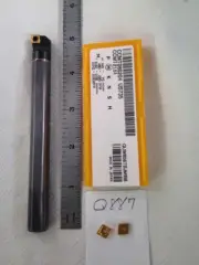 NEW 1/2" CARBIDE BORING BAR C08-SCLCR-2 W/ MITSUBISHI CCMT 21.51 INSERTS {Q887}