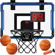 Indoor Mini Basketball Hoop for Door - over the Door Basketball Mini Hoop with S