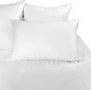 Natural Home 100% Natural Bamboo Bed Pillow Protector with Zipper Bedding Pillow Cover- Soft Dust Mite, Resistant, Antibacterial and Breathable- Standard (48cm x 73cm)
