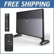 Programmable Electric Space Heater with Remote Control - Safe & Noiseless Design