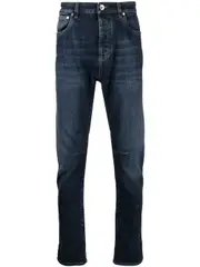 [Brunello Cucinelli] Brunello Cucinelli-Jeans Cinque Tasche Leisure Fit In Denim Di Cotone Comfort-Uomo 56
