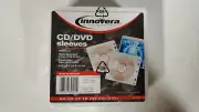 Innovera Two Sided CD/DVD Sleeves for RIng Binder, 100/pack IVR39401