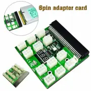 US PSU GPU 6PIN Mining Power Breakout Board DPS-1200FB 12 Ports 1600W for HP