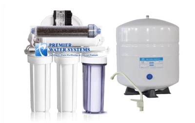 6 Stage RODI Reverse Osmosis Water Filtration System 100GPD + DI + Permeate Pump