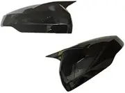 for A&UDI A1 GBA GBH for Allstreet 2018-2024 Style Black Rear View Wing Mirror Cover Capr Door Wing Mirror Cover