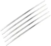 5Pcs Durable Barbecue Skewers Rust Meat Skewers for Outdoor Grilling Safe and Practical BBQ Tools for Family Dinners and Parties