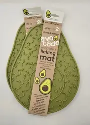 DexyPaws Avocado Enrichment Lick Mat 2-pack