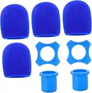 Milisten 1Sets Wireless Microphone Protector Cover Handheld Microphone Windscreen with Thickened Sponge for Ktv Live Performances and Recording Easy to Use and Durable