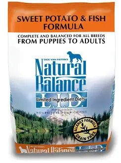Natural Balance低敏無穀地瓜鮭魚全犬配方 4.5 磅