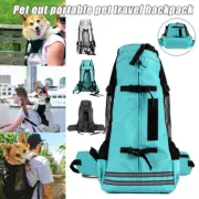 Dog Backpack Pet Outdoor Travel Carrier Adjustable Tote Shoulder Bag Mesh AUS
