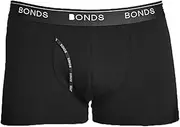 [Bonds] Black Mens Guyfront Trunks Briefs Boxer Shorts Comfy Undies Underwear MZVJ