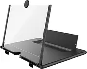 Smartphone Magnifier Stand, 14" 3D HD Cell Phone Magnifying Projector for Movies, Videos, and Gaming, Foldable Phone Stand With Screen Amplifier