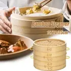 Cookware Buns Making Vegetables Cooking Bamboo Steamer Basket Kitchen Tool Cage