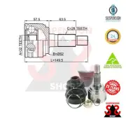 Front Axle Cv Joint Kit, Drive Shaft Suit MAZDA 6 2.5 MZR (GH5FW) 6 Estate (GH) (for: Mazda)
