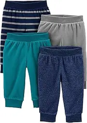[Simple Joys by Carter's] Baby 4-Pack Fleece Pants