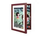 Kids Art Frame For Kids Drawings Storage - Red