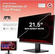 BERSEM 21.5 Inch Monitor Computer Privacy Screen Filter for 16:9 Ratio,Removable Monitor Anti-Glare & Privacy Filters for 21.5 Inch, Anti Blue Light, Anti-Spy, Anti-Scratch, UV-Blocking