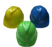 MSA Hard Hat V-Gard 500 Brim Ratchet Suspension Fas-Trac Green Yellow Blue NEW