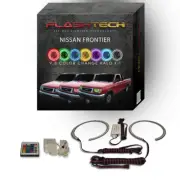 RGB Angel Eye LED Halo kit with IR Remote for 98-00 Nissan Frontier Headlights (for: Nissan)